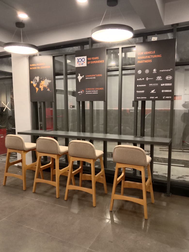 Customer seating in the lounge